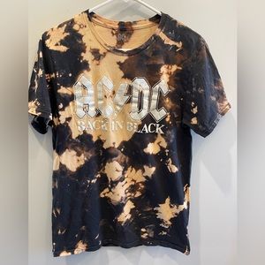 AC/DC medium black tye die